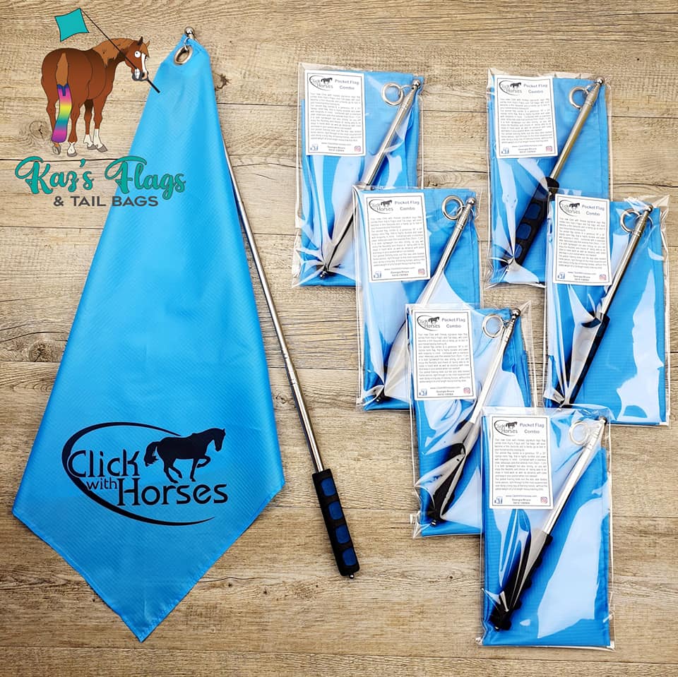 Pocket Horse Training Flag - Retractable